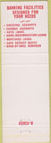 Matchbook Cover - National Bank North Kansas City MO
