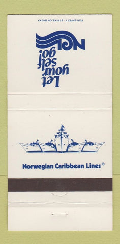 Matchbook Cover - Norwegian Caribbean Cruise Lines  30 Strike