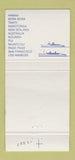 Matchbook Cover - Matson Lines Cruise 30 Strike