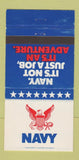 Matchbook Cover - US Navy Recruiting WEAR 30 Strike