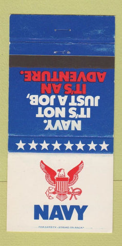 Matchbook Cover - US Navy Recruiting WEAR 30 Strike