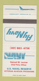 Matchbook Cover - US Naval Reserve Veterans Programs Samuel Leviner 30 Strike