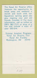 Matchbook Cover - US Naval Reserve Veterans Programs Samuel Leviner 30 Strike