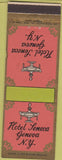 Matchbook Cover - Hotel Seneca Geneva NY