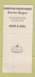 Matchbook Cover - Cassidy's West Coach Exchange Manhattan Beach CA 30 Strike