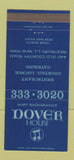 Matchbook Cover - Burt Bacharach Dover House Westbury LI NY 30 Strike