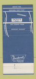 Matchbook Cover - Burt Bacharach Dover House Westbury LI NY 30 Strike
