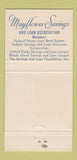 Matchbook Cover - Mayflower Savings and Loan Providence RI 30 Strike