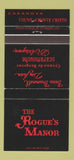 Matchbook Cover - Rogue's Manor Count of Monte Cristo Washington DC 30 Strike
