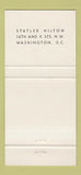 Matchbook Cover - Rogue's Manor Count of Monte Cristo Washington DC 30 Strike