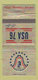 Matchbook Cover - King's Palace Lisle IL 1976 Bicentennial 30 Strike