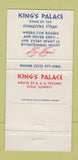 Matchbook Cover - King's Palace Lisle IL 1976 Bicentennial 30 Strike