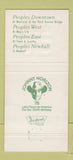 Matchbook Cover - Peoples Bank and Trust Cedar Rapids IA 30 Strike