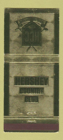 Matchbook Cover - Hershey Country Club PA 30 Strike
