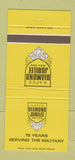 Matchbook Cover - AAFES Diamond Jubilee 1970 Military 30 Strike
