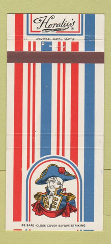 Matchbook Cover - Horatio's Seattle WA Honolulu Hawaii 30 Strike