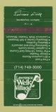 Matchbook Cover - Lawrence Welk Village Golf Escondido CA WEAR 30 Strike