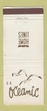 Matchbook Cover - Home Lines SS Oceanic WEAR