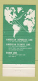 Matchbook Cover - Moore McCormack Line Shipping WEAR 30 Strike