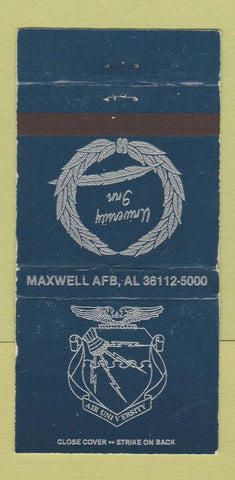 Matchbook Cover - Maxwell Air Force Base AL University Inn WEAR 30 Strike