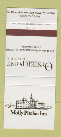 Matchbook Cover - Molly Pitcher Inn Oyster Point Hotel Red Bank NJ 30 Strike