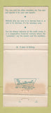 Matchbook Cover - Lockbourne Air Force Base Credit Union WEAR 30 Strike