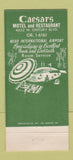 Matchbook Cover - Caesars Motel Restaurant Inglewood CA 30 Strike