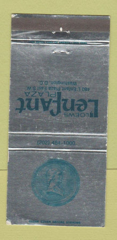 Matchbook Cover - Loews Lenfant Plaza Washington DC WEAR 30 Strike