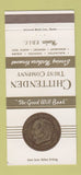 Matchbook Cover Chittenden Trust Company Burlington Swanton Alburg VT 30 Strike