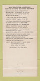 Matchbook Cover - US Coast Guard Bosdets Boating Safety WORN 30 Strike