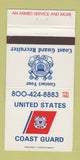 Matchbook Cover - US Coast Guard Recruiting 30 Strike