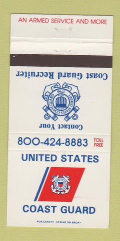 Matchbook Cover - US Coast Guard Recruiting 30 Strike