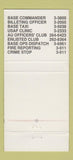 Matchbook Cover - Maxwell Air Force Base AL University Inn  30 Strike