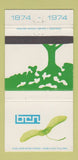 Matchbook Cover - Thomas Carlyle Quote 1974 QC? 30 Strike