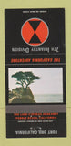 Matchbook Cover - Fort Ord CA US Army 7th Infantry Division 30 Strike