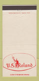 Matchbook Cover - US Roland Army Air Defense 30 Strike