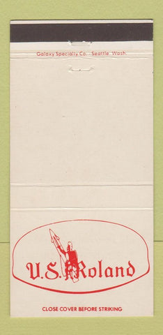Matchbook Cover - US Roland Army Air Defense 30 Strike