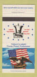 Matchbook Cover - US Army Recruiting Liberty Bell 30 Strike
