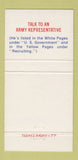 Matchbook Cover - US Army Recruiting Liberty Bell 30 Strike