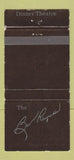 Matchbook Cover - Burt Reynolds Dinner Theatre WORN Movie Star 30 Strike