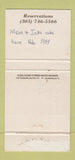 Matchbook Cover - Burt Reynolds Dinner Theatre WORN Movie Star 30 Strike