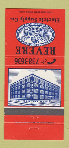 Matchbook Cover - Revere Electric Supply Chicago IL 30 Strike