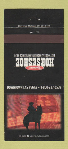 Matchbook Cover - Binion's Horseshoe Casino Las Vegas NV 30 Strike