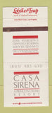 Matchbook Cover - Casa Sirena Princess Cruises 30 Strike