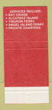 Matchbook Cover - Red & White Fleet San Francisco CA cruise 30 Strike