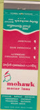 Matchbook Cover - Mohawk Motor Inn Syracuse Buffalo Rochester NY
