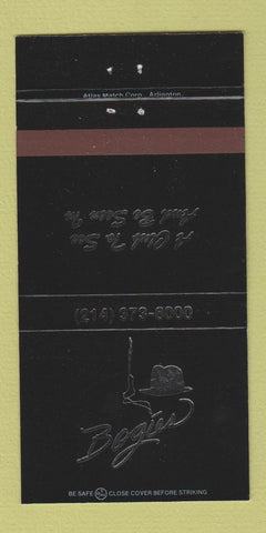 Matchbook Cover - Bogies Holiday Inn TX Dallas TX 30 Strike