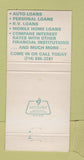 Matchbook Cover - Norton Air Force Base Credit Union 30 Strike