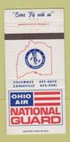 Matchbook Cover - Ohio Air National Guard Columbus Zanesville OH 30 Strike