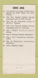 Matchbook Cover - Ohio Air National Guard Columbus Zanesville OH 30 Strike